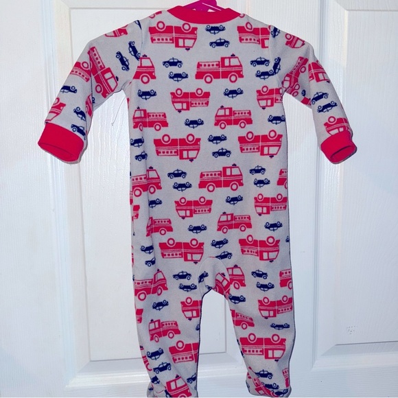 EUC 3-6M Zip Simple Joys Footie PJs - Picture 5 of 5